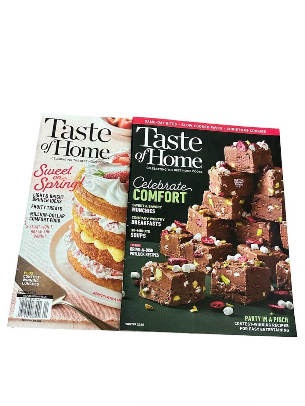 Taste of Home Set of 2 Baking Magazines